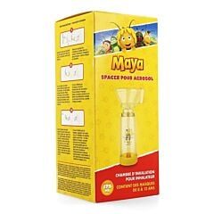 Eureka Pharma Maya l'Abeille Chambre d'Inhalation pour Inhalateur 175ml + Masques 0-12 ans