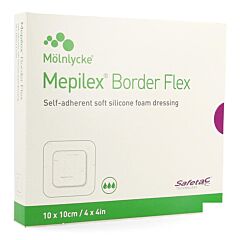 Mepilex Border Flexibel Verband 10x10cm - 5 Stuks