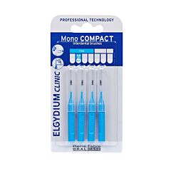 Elgydium Clinic Monocompact 0.8mm Blue - 4 Stuks