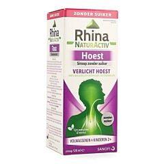 Rhina NaturActiv Toux Adultes & Enfants + de 2 ans Sirop Sans Sucre Flacon 120ml
