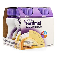 Fortimel Compact Protein Pittige Tropical-Gember 4x125ml