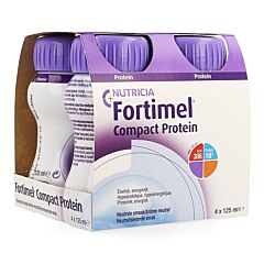 Fortimel Compact Protein Neutraal 4x125ml