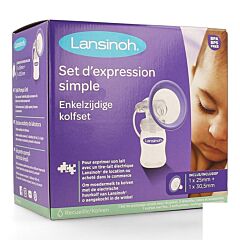 Lansinoh Set d'Expression Simple pour Tire-Lait Electrique 1 Pièce