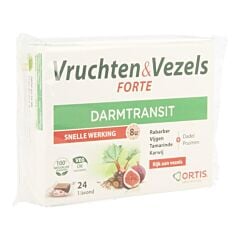 Ortis Fruits & Fibres Forte Transit Intestinal 24 Cubes