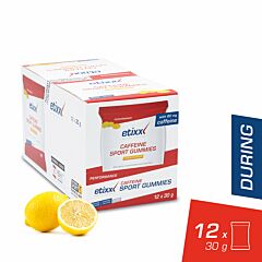 Etixx Caffeine Sport Gummies Goût Agrumes 12 Sachets de 30g
