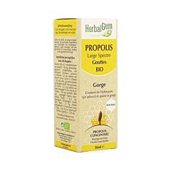 Herbalgem Propolis Large Spectre Bio Gouttes Flacon 50ml