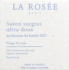 La Rosée Savon Surogras Ultra-Doux au Beurre de Karité Bio Visage & Corps – 100g