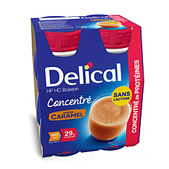 Delical HP-HC Concentré Caramel Bouteille 4x200ml