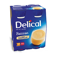 Delical Melkdrank HP-HC Vanille 4x200ml