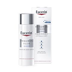 Eucerin Hyaluron-Filler + 3x Effect Crème de Jour IP15 Peau Normale à Mixte Flacon Airless 50ml