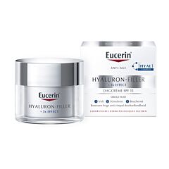 Eucerin Hyaluron-Filler + 3x Effect Dagcrème SPF15 - Droge Huid 50ml