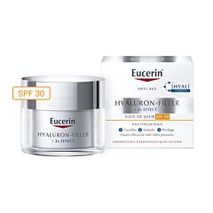 Eucerin Hyaluron-Filler + 3x Effect Crème de Jour IP30 Pot 50ml