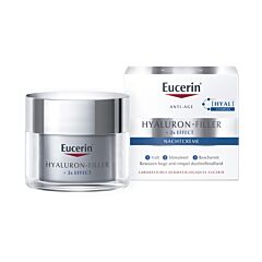 Eucerin Hyaluron-Filler + 3x Effect Crème de Nuit Pot 50ml