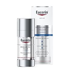 Eucerin Hyaluron-Filler + 3x Effect Peeling & Sérum de Nuit Flacon Airless 30ml