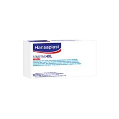 Hansaplast Sensitive 4XL Steriele Pleisters - 10cmx20cm - 25 Strips 