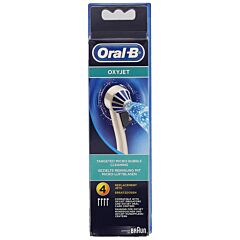 Oral-B Tête d'Hydropropulseur ED17-4 Aquacare Oxyjet 4 Pièces