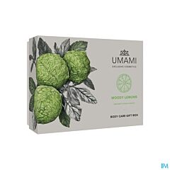 Umami Coffret Cadeau Petit Woody Lemons 3 Produits