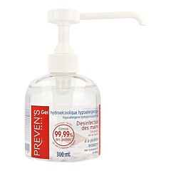 Preven's Gel Mains Hydroalcoolique Flacon Pompe 300ml	