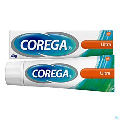 Corega Ultra Crème Adhésive pour Prothèse Dentaire Tube 40g