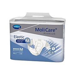 Hartmann MoliCare Premium Elastic Change d'Incontinence 6 Gouttes Taille M 30 Pièces