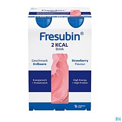 Fresubin 2kcal Drink Aardbei - 4x200ml