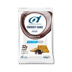 6d Sports Nutrition Energy Cake Chocolat 2 Pièces 44g