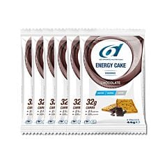 6d Sports Nutrition Energy Cake Chocolat 6 Pièces 44g