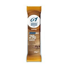 6D Sports Nutrition Energy Nougat Reep - Koffie - 35g 1 Stuk