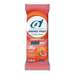 6D Sports Nutrition Energy Fruit + Caffeine Grapefruit 32g - 1 Stuk