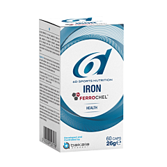 6D Sports Nutrition Iron Ferrochel 60 Capsules NF