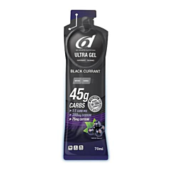 6D Sports Nutrition Ultra Gel + Caféine Cassis 70ml - 1 Pièce