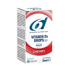 6d Sports Nutrition Vitamin D3 Drops Cherry 5ml