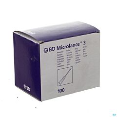 BD Microlance 3 Injectienaald 26g 3/8 Sb 0,45x10mm Bruin 100 Stuks