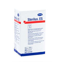 Hartmann Sterilux ES Compresses Non Stériles 8 Plus 7,5x7,5cm 100 Pièces