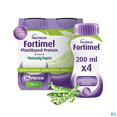 Fortimel Plantbased Protein Romige Erwt 4x200ml