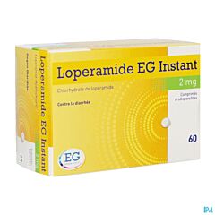 Loperamide EG Instant 2Mg - 60 Orodispergeerbare Tabletten