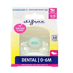 Difrax Sucette Dental 0-6m 1 Pièce