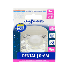 Difrax Sucette Dental Nuit 0-6m 1 Pièce