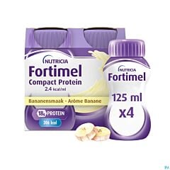 Fortimel Compact Protein 2.4kcal Banane - 4x125ml