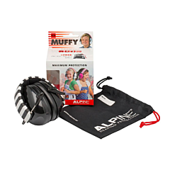 Alpine Muffy Casque Anti-Bruit Enfant Noir/Blanc 1 Pièce