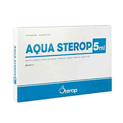 Aqua Sterop Water Voor Injectie - 10x5ml Ampullen