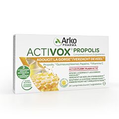 Arkopharma Activox Pastilles Miel-Citron Gorge 20 Pièces