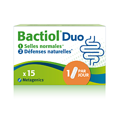 Bactiol Duo Selles Normales / Immunité - 15 Gélules