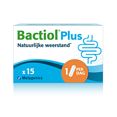 Bactiol Plus Natuurlijke Weerstand 15 Capsules (Vroeger Probactiol Plus)