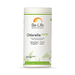 Be-Life Chlorella 500 BIO - 200 Comprimés