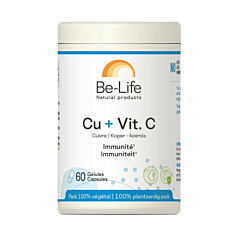 Be-Life Cu + Vit C - 60 Capsules