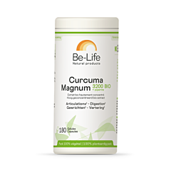 Be-Life Curcuma Magnum 3200 BIO - 180 Gélules