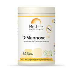 Be-Life D-Mannose 750 - 60 Gélules