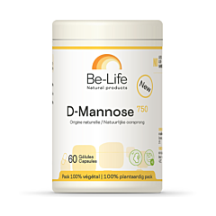 Be-Life D-Mannose 750 - 60 Capsules