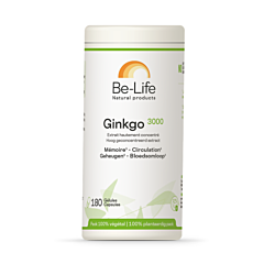 Be-Life Ginkgo 3000 - 180 Gélules